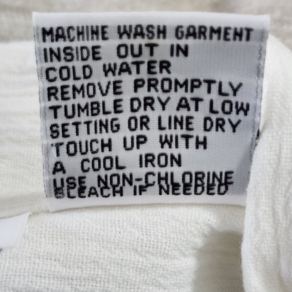 Koret Bone Ivory White Embellished Collar Pockets Button Short SL Shirt Sz 8 NWT - Picture 6 of 7